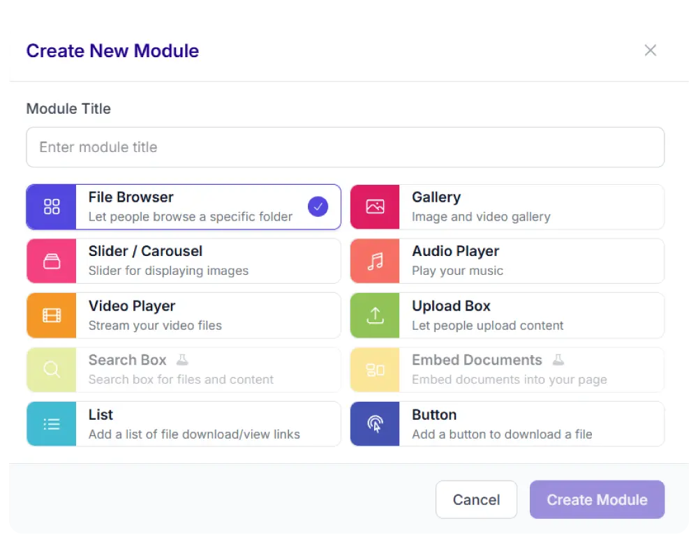 Creating a new module in Synkivo's module manager